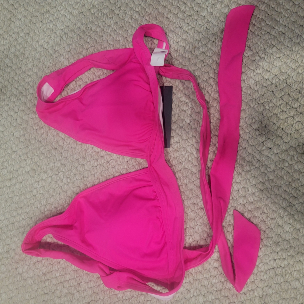 Vibrant Pink Bikini Top